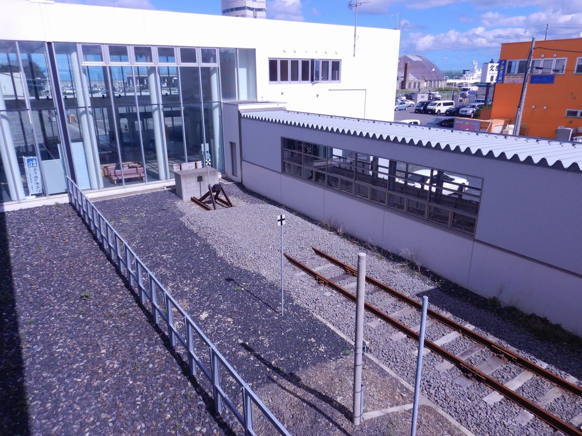稚内駅プラットフォーム