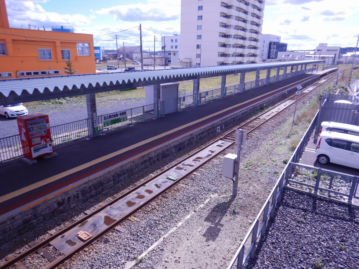 稚内駅プラットフォーム